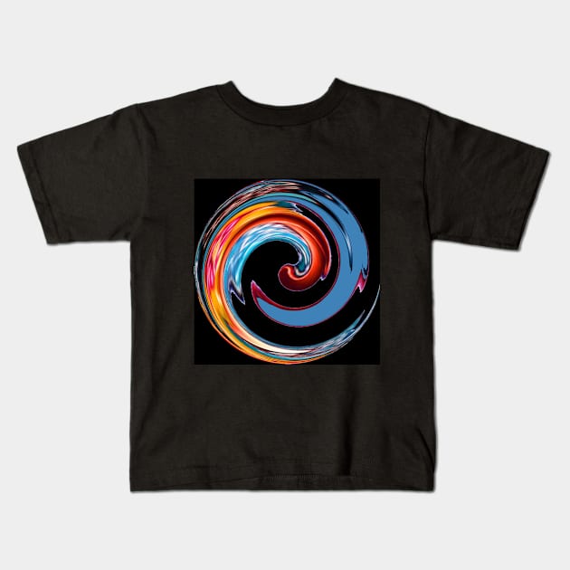 Twirl Kids T-Shirt by CarloVaro